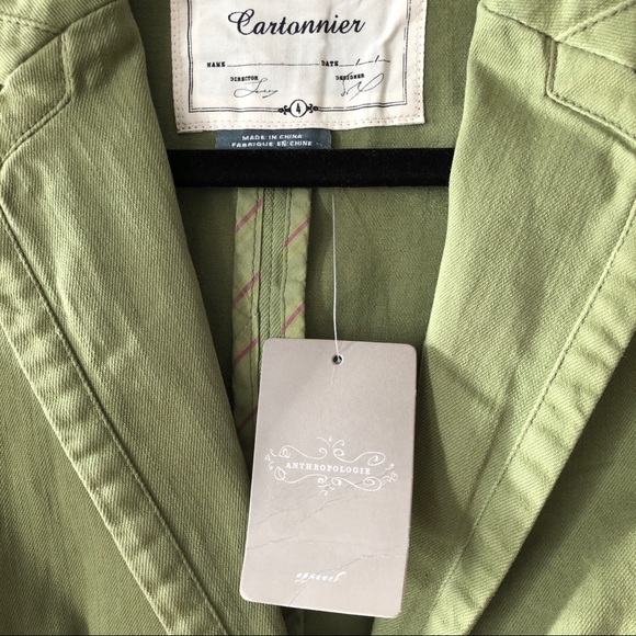 NWT Anthropologie Cartonnier Blazer - Size 4 - Picture 6 of 9